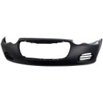 Front Bumper Cover for Sebring 2004-2006 Sedan, Primed (Ready to Paint), without Headlight Washer and Fog Light Holes, Replacement