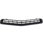 Front Bumper Grille for Chevrolet Camaro 2010-2013, LS/LT Models, Painted-Black, Replacement
