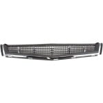 Front Bumper Grille for Cadillac CTS 2008-2012, Gray, Excludes V Model, Suitable for Sedan/Wagon/Coupe, Replacement