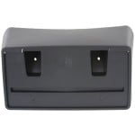 Front License Plate Bracket for Chevrolet Silverado 2500 HD/3500 HD 2015-2019, Textured, Painted Bumper Type, Replacement