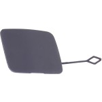 Front Bumper Tow Hook Cover for Cadillac SRX 2010-2016, Primed (Ready to Paint) Black, Replacement