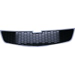 Front Bumper Grille for Chevrolet Cruze 2011-2014, Chrome Shell/Painted Black Insert, Suitable for LS, LT, LTZ, Diesel Models, Replacement (CAPA Certified)