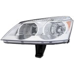Headlight Assembly for Chevrolet Traverse 2009-2012, Left (Driver), Composite, Halogen, LS/LT Models, Replacement