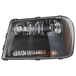 Headlight Assembly for Chevrolet Trailblazer LT Model 2006-2009, Left (Driver) Side, Composite, Halogen, Replacement