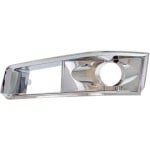 Front Fog Light Molding Chrome for Cadillac CTS 2008-2015, Left (Driver), Compatible with 2008-2014 Sedan, 2010-2014 Wagon, 2011-2015 Coupe with HID Headlights, Replacement
