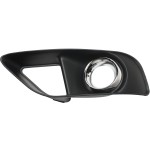 Front Fog Light Molding for 2012-2014 Chrysler 300, Left (Driver) Side, Paint to Match with Chrome Trim, Featuring Parking Aid Sensor Holes for SRT-8 Model, Replacement