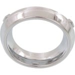 Front Fog Light Molding for Chrysler Town and Country 2011-2016, Right (Passenger)=Left (Driver), Chrome Trim, Replacement