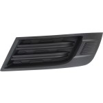Fog Light Cover for Chevrolet Traverse 2013-2017, Left (Driver), Textured Black, Replacement