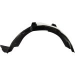 Front Fender Liner for Chevrolet Equinox 2014-2017, Left (Driver) Side, Vacuum Form, without Headlight Access Hole, Replacement