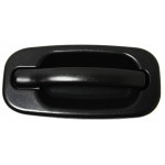 Front Exterior Door Handle Right (Passenger) for Chevrolet Silverado/GMC Sierra 1999-2006, Textured Black, Without Keyhole, Includes 2007 Classic, Replacement
