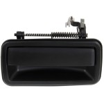 Rear Exterior Door Handle for Chevrolet Blazer 1995-2005, Left (Driver), Smooth Black, 4-Door, Plastic, Replacement