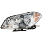 Headlight Assembly for Chevrolet Malibu 2008-2012, Left (Driver) Side, Composite, Halogen, Replacement