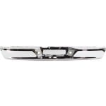 Step Bumper Face Bar for Dodge Dakota 2005-2011, without Pad, with Pad Provision, without Mounting Bracket, Chrome, Replacement
