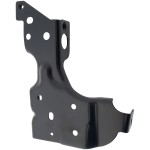 Rear Bumper Mounting Bracket in Black Steel for Chevrolet Silverado/GMC Sierra 1500 2014-2019, Right (Passenger), w/ or w/o Corner Step, Includes 2019 Silverado 1500 LD/2019 Sierra 1500 Limited, Replacement