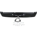 Step Bumper, Face Bar and Pad for 2005-2011 Dakota, with Pad Provision, without Mounting Bracket, Painted Black, Suitable for All Cab Types, Replacement
