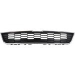 Textured Gray Shell and Insert Grille for Chevrolet Sonic 2012-2016, LS, LT, and LTZ Models, Replacement