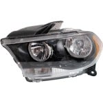 Headlight Assembly for 2011-2013 Durango, Left (Driver) Side, Halogen, Black Interior, Replacement