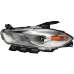 Headlight for Dodge Dart 2013-2016, Left (Driver) Side, Lens and Housing, Xenon, without HID Kit, Chrome Interior, Replacement