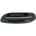 Fog Light Cover for Dodge Dart (2013-2014), Right (Passenger) Side, Black with Chrome Trim, Fog Light Opening, Replacement (CAPA Certified)