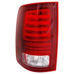 Tail Light Assembly for Dodge RAM 1500 (2013-2018), RAM 2500/3500 (2014-2018), and 1500 Classic (2019-2023), Left (Driver) Side, Premium Type, Black Interior, Replacement (CAPA Certified)