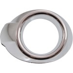 Front Fog Light Molding for Ford Focus 2012-2014 Right (Passenger), Chrome, Compatible with S/SE/SEL Models, Replacement