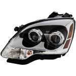 Headlight Assembly for 2008-2012 GMC Acadia, Left (Driver), Halogen, 2nd Design, Clear Projector Lens, Replacement