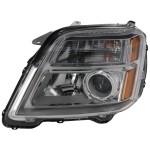Headlight Assembly for 2010-2015 GMC Terrain, Left (Driver), Halogen, Excludes Denali Model, Replacement