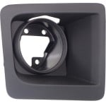 Front Fog Light Molding for GMC Sierra 1500 2014-2015, Right (Passenger), Textured Black, Chrome Type Bumper, Replacement