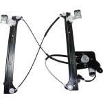 Power Rear Window Regulator with Motor for Chevrolet Silverado Crew Cab 2001-2006, Right (Passenger), Includes 2007 Classic, Replacement