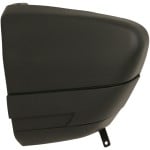 Rear Bumper End Right (Passenger) Extension Bar for GMC Sonoma 1994-1997, Primed (Ready to Paint), with Side Moldings, Fleetside, Replacement