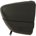 Primed (Ready to Paint) Rear Bumper End Extension Bar for 1994-1997 GMC Sonoma, Left (Driver) Side, with Side Moldings, Fleetside, Replacement