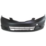 Front Bumper Cover for FIT 2009-2014, Primed (Ready to Paint), Suitable for Base, DX, LX Models, Replacement (CAPA Certified)