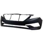 Front Bumper Cover for Hyundai Sonata 2015-2017, Standard Type, Primed (Ready to Paint), Excluding Hybrid Model, Replacement