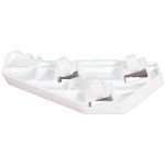 Front Bumper Support Right (Passenger) Side Spacer for Honda CR-V 2002-2006, Plastic, Replacement