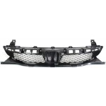 Grille for Honda Civic Sedan 2009-2011, Paintable Shell and Insert, Replacement