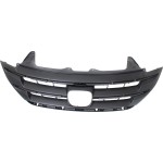 Painted Black Shell and Insert Grille for 2012-2014 Honda CR-V, Compatible with Canada/Mexico/USA Built Models, Replacement (CAPA Certified)