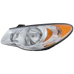 Headlight Assembly for 2010 Hyundai Elantra Sedan, Left (Driver) Side, Halogen Light, Replacement