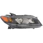 Headlight Assembly for Honda Accord Coupe 2013-2015, Right (Passenger), Halogen, 4 Cylinder, Excludes Touring Models, Replacement