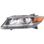 Headlight Assembly for Honda Accord 2013-2015, Left (Driver), Halogen, 6-Cylinder Coupe, Replacement