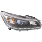 Headlight Assembly for Honda Accord 2014-2015 Right (Passenger), Halogen, Hybrid Model, Sedan, Replacement