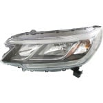 Headlight Assembly for Honda CR-V 2015-2016, Left (Driver) Side, Halogen with LED Daytime Running Light, Excludes LX/Touring Models, Replacement