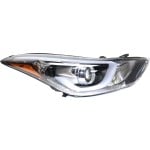 2013 - 2016 Hyundai Elantra Headlight Assembly - Right (Passenger)