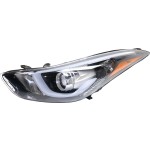 2013 - 2016 Hyundai Elantra Headlight Assembly - Left (Driver)