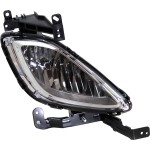 Front Fog Light Assembly for Hyundai Elantra 2011-2013 Sedan, Right (Passenger), USA Built Vehicle, Replacement