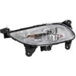 Front Fog Light Assembly for Hyundai Sonata 2011-2013, Left (Driver), Excluding Hybrid Models, Replacement