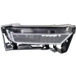 Front Fog Light Assembly for Honda Accord 2013-2015, Right (Passenger) Side, with Chrome Bezel Border, Excluding Hybrid Model, Sedan, Replacement