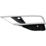 Front Fog Light Molding for 2015-2016 Honda CR-V, Left (Driver), Chrome, Replacement