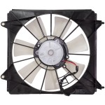 A/C Condenser Fan Assembly for Honda Accord 2013-2017, Right (Passenger), 4 Cylinder Engine, Fit for Coupe (EX/EX-L/Touring Models), Sedan (Except Hybrid), Denso Brand, Replacement