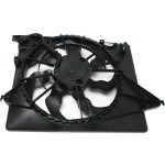 Radiator Fan Shroud Assembly for Hyundai Santa Fe 2013-2018, Kia Sorento 3.3L 2014-2015, Replacement