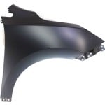 Front Fender for Hyundai Tucson 2010-2015, Right (Passenger), Primed (Ready to Paint), without Signal Light and Molding Hole, Steel, Replacement (CAPA Certified)